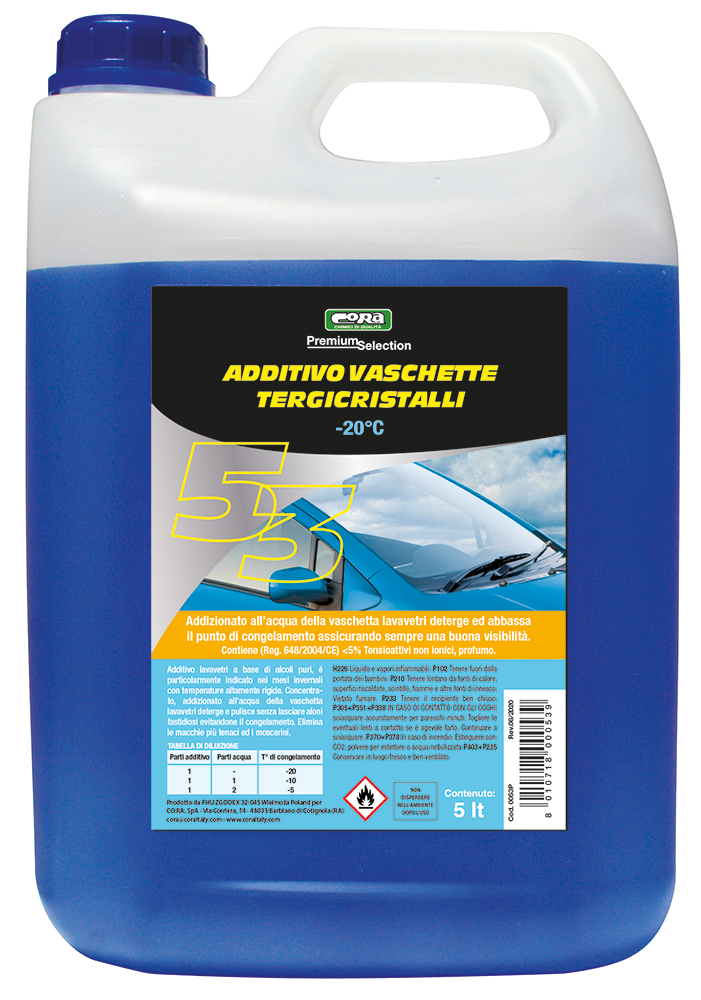 ANTIGELO VASCHETTE TERGICRISTALLI -20 PLURISTAGIONALE 5L