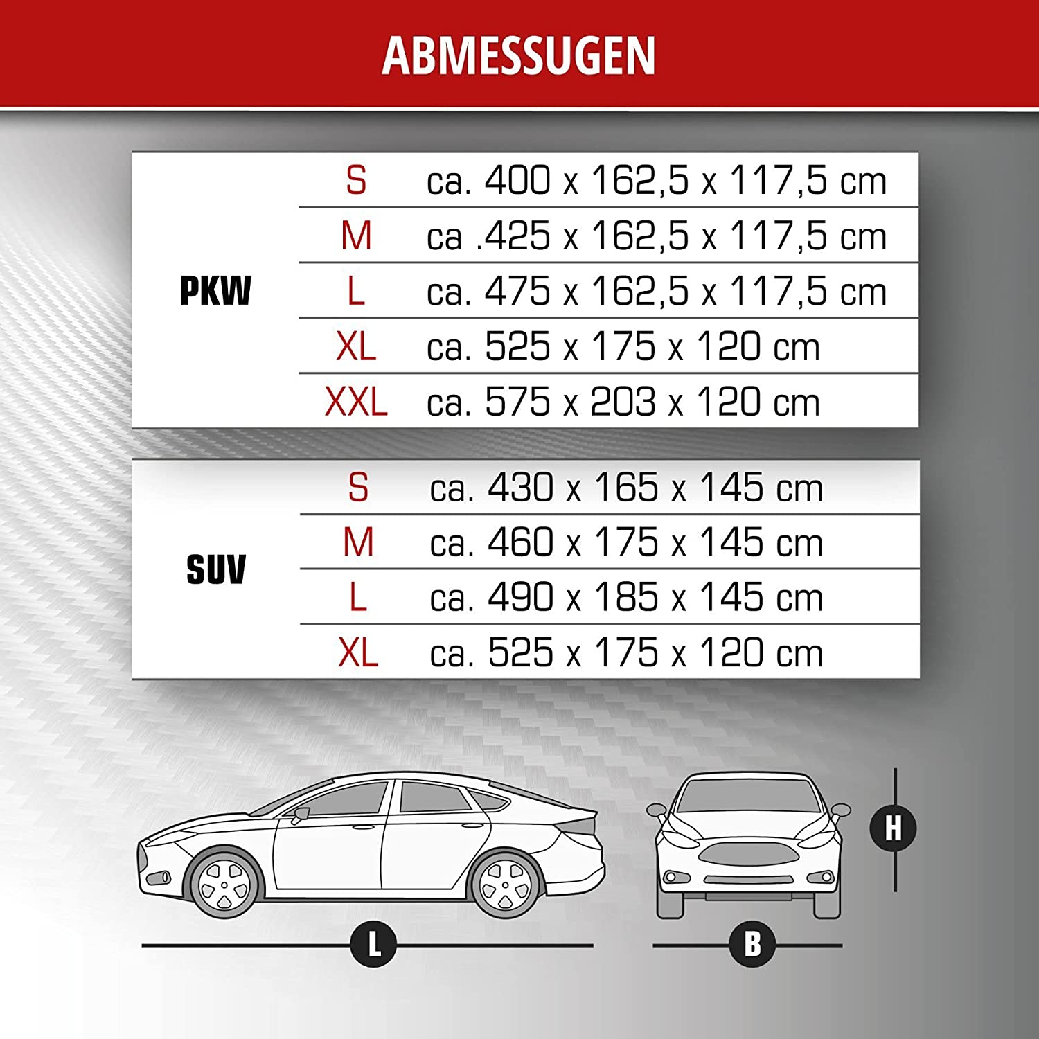 Teli Antigrandine Per Auto misura L