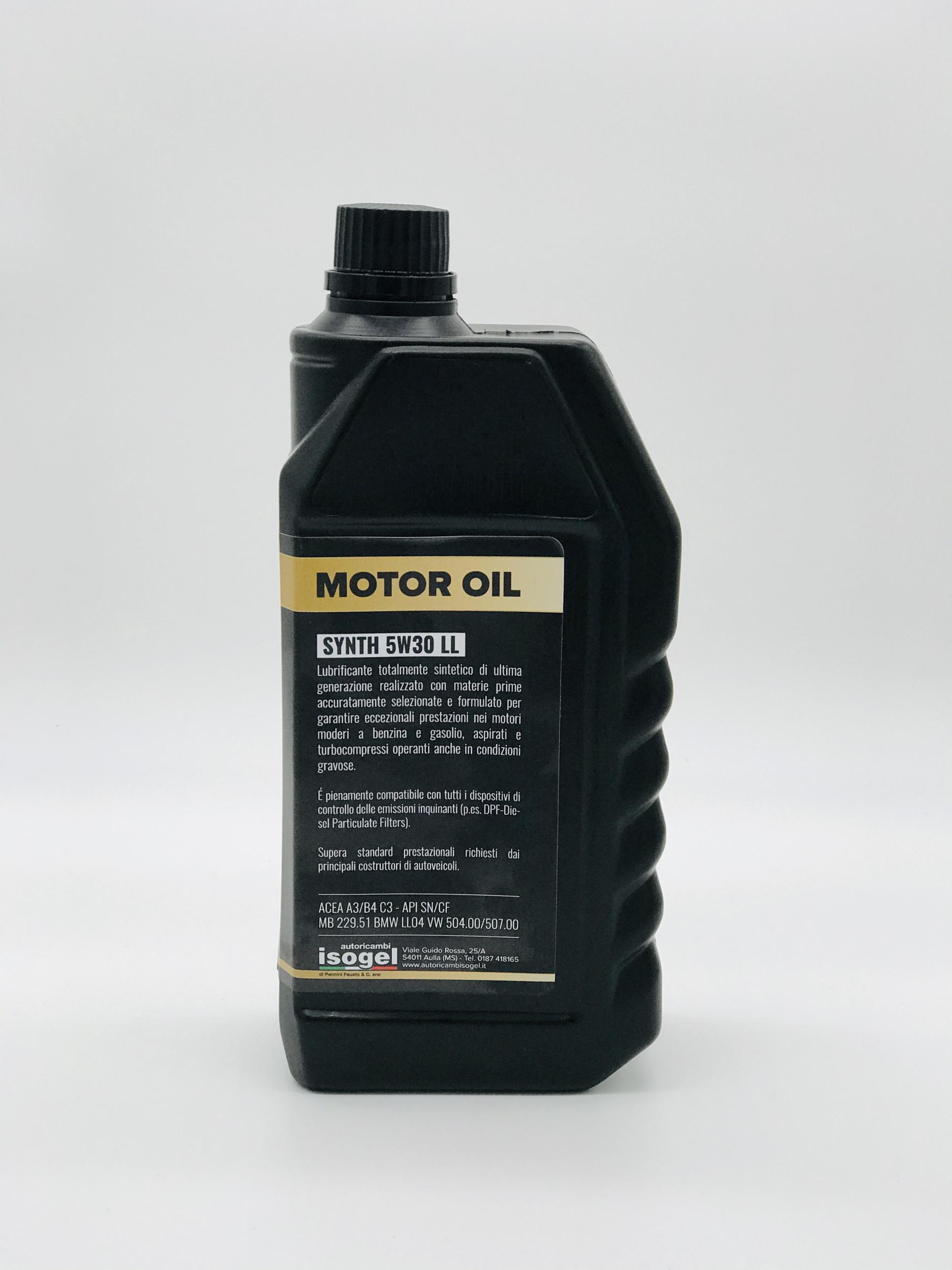 OLIO MOTORE SYNTH 5W30LL 1LT ISOGEL