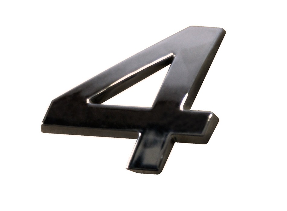 1 PZ. DI CORA 3D NUMERO "4"