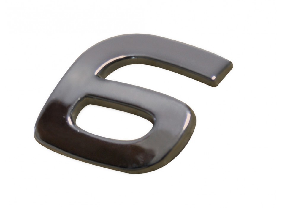 1 PZ. DI CORA 3D NUMERO "6"