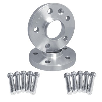 2 distanziali alluminio 16mm 5x114,3 mozzo 67,1 con bulloneria