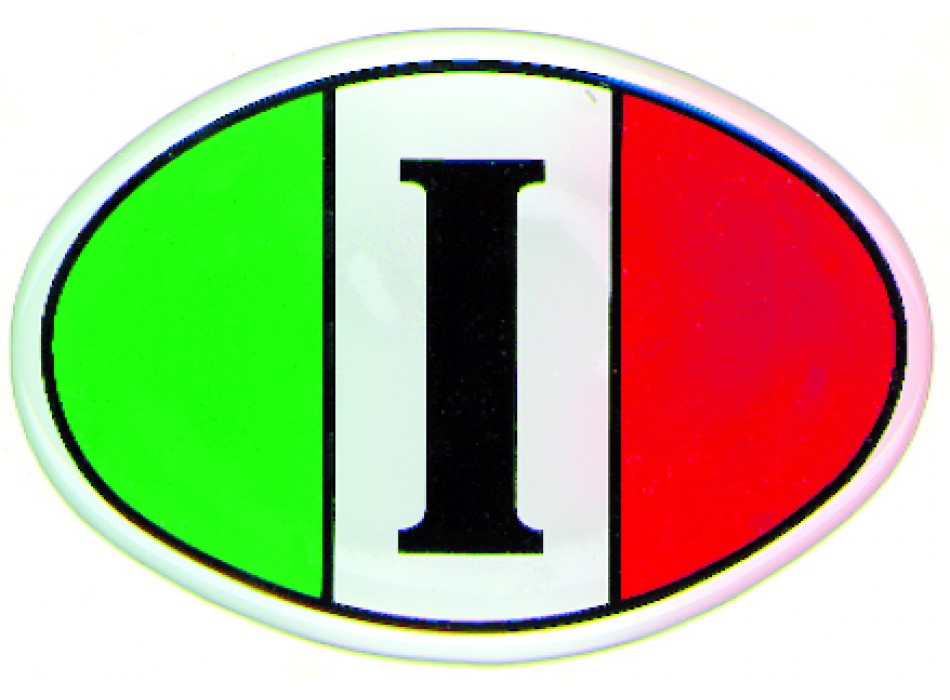 ADESIVI STEMMA OVALE ITALIA