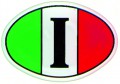 ADESIVI STEMMA OVALE ITALIA