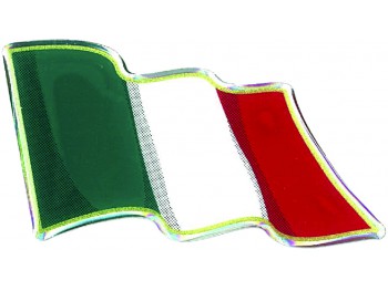 ADESIVO 3D BANDIERA ITALIANA