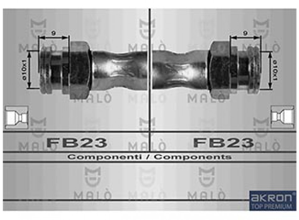 AKRON-Flessibile del freno