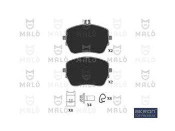 AKRON-Kit pastiglie freno, Freno a disco