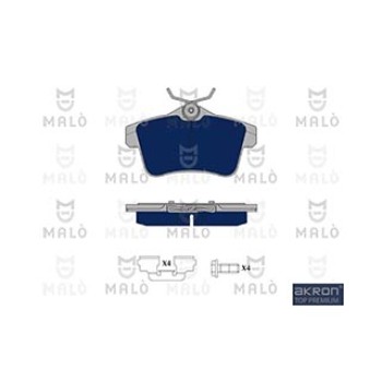 AKRON-Kit pastiglie freno, Freno a disco