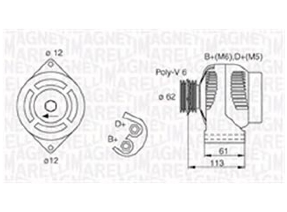 ALTERNATORE ALFA/FIAT/OPEL