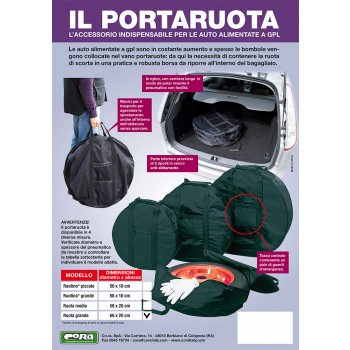 BORSA PORTA RUOTA L DIAMETRO CM 66 x H CM 20