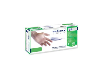 Box 100 guanti in vinile senza polvere size L Reflexx       