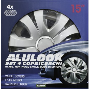 BOX 4 COPRICERCHI CORA ALULOOK TOP RING 15" 