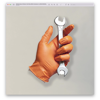 BOX 50 GUANTI REFLEXX IN NITRILE XL SENZA POLVERE       