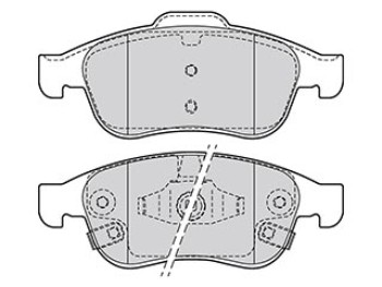 BRAKE PAD FIAT 500X 09.14 > R