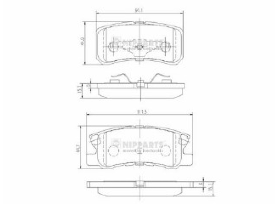 Brake Pad Set, disc brake
