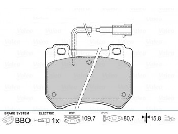 BRAKE PADS ALFA ROMEO 159 >11 FR