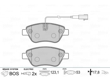 Brake pads ALFA ROMEO Mito fr