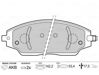 BRAKE PADS CHEV Aveo (T300) 03/11> FR