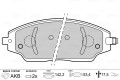 BRAKE PADS CHEV Aveo (T300) 03/11> FR