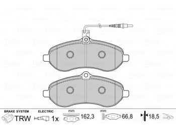 BRAKE PADS FIRST CIT JUMPY II 01.07> FR