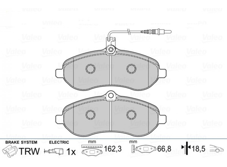 BRAKE PADS FIRST CIT JUMPY II 01.07> FR