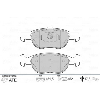 BRAKE PADS FIRST FIAT PUNTO II FR