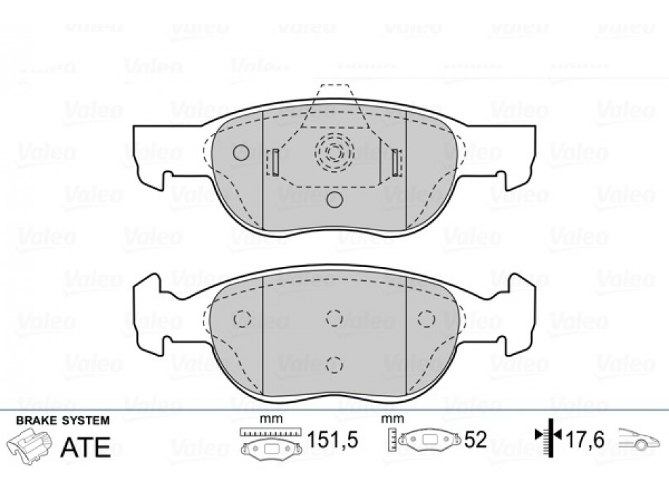 BRAKE PADS FIRST FIAT PUNTO II FR