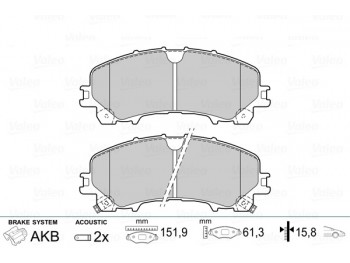 BRAKE PADS FIRST NISSAN X-TRAIL 06.13>