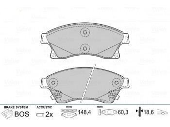 BRAKE PADS FIRST OPEL ASTRA FR