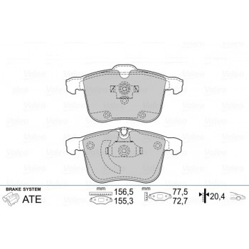 BRAKE PADS FIRST OPEL VECTRA 8.02> FR
