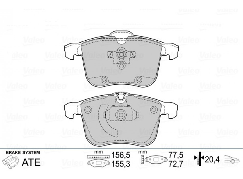 BRAKE PADS FIRST OPEL VECTRA 8.02> FR