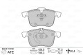 BRAKE PADS FIRST OPEL VECTRA 8.02> FR