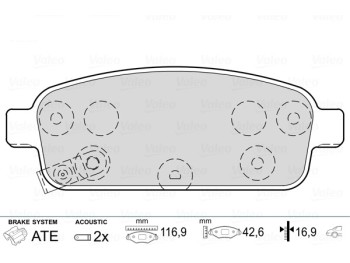 brake pads OPEL Mokka