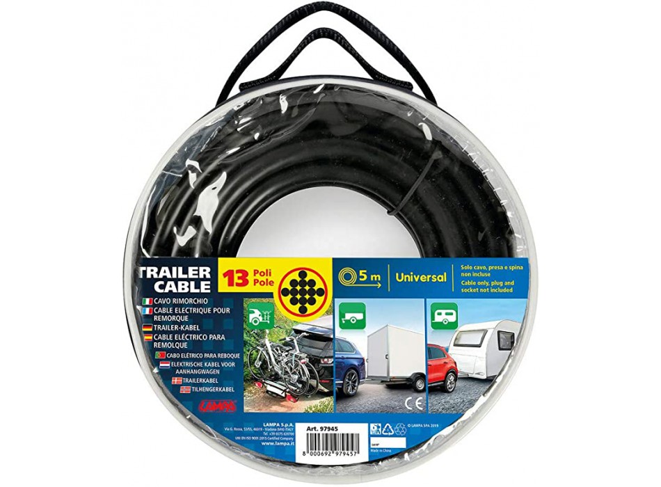 Cavo rimorchio, 13 poli