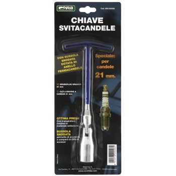 CHIAVE SVITACANDELE 21 MM