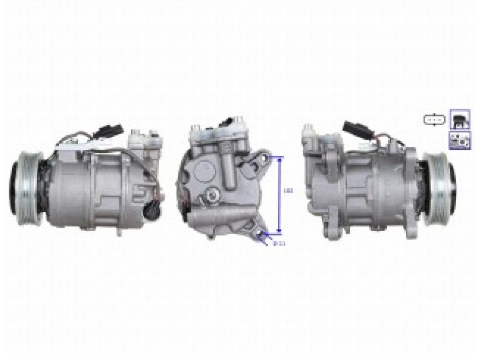 Compressor, air conditioning