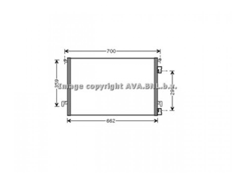 Cond. OPEL Vectra C / Signum D 02-