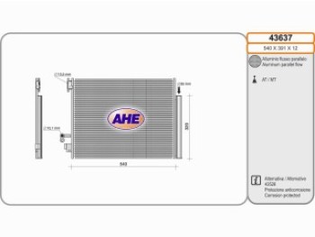 Cond. RENAULT TWINGO III/SMART FORFOUR/FORTWO 0.