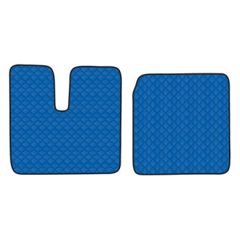 Coppia tappeti in Skeentex - Blu - compatibile per Man TGA (03/99>05/10) cabina larga
