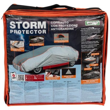 Copriauto antigrandine Storm protector misura S