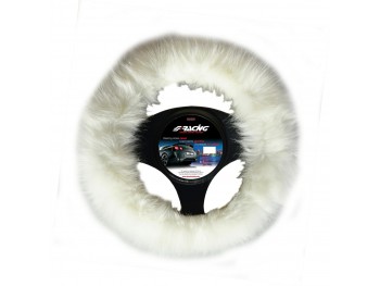 Coprivolante Fluffy Fur bianco