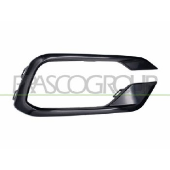 CORNICE GRIGLIA DESTRA PARAURTI ANTERIORE-NERA-L