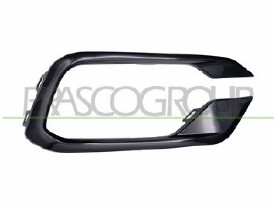 CORNICE GRIGLIA DESTRA PARAURTI ANTERIORE-NERA-L