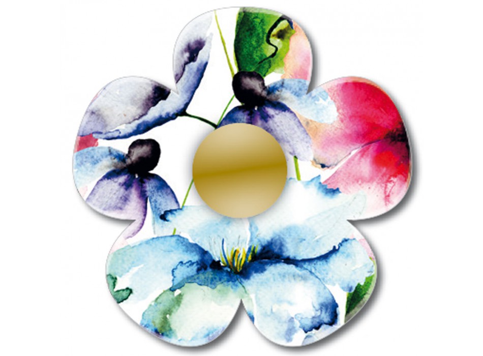 CT 6 FLOWER POWER TOP ORCHIDEA NOIR/FIORI