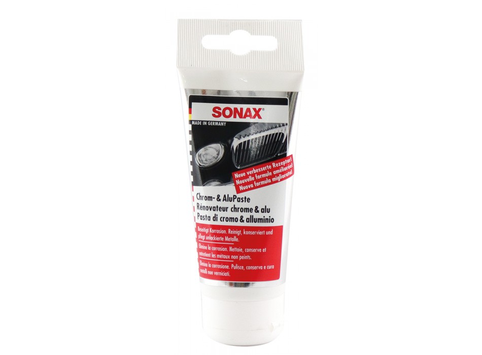 CT 6 SONAX PASTA PER CHROMO E ALLUMINIO