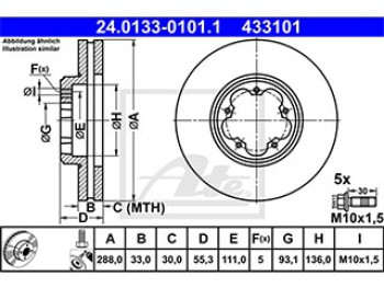 DISCO FRENO ANTERIORE