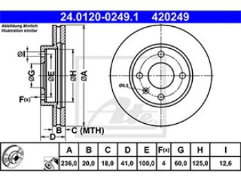 DISCO FRENO ANTERIORE