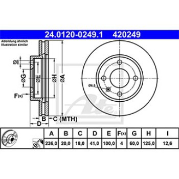 DISCO FRENO ANTERIORE