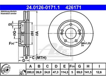 DISCO FRENO ANTERIORE