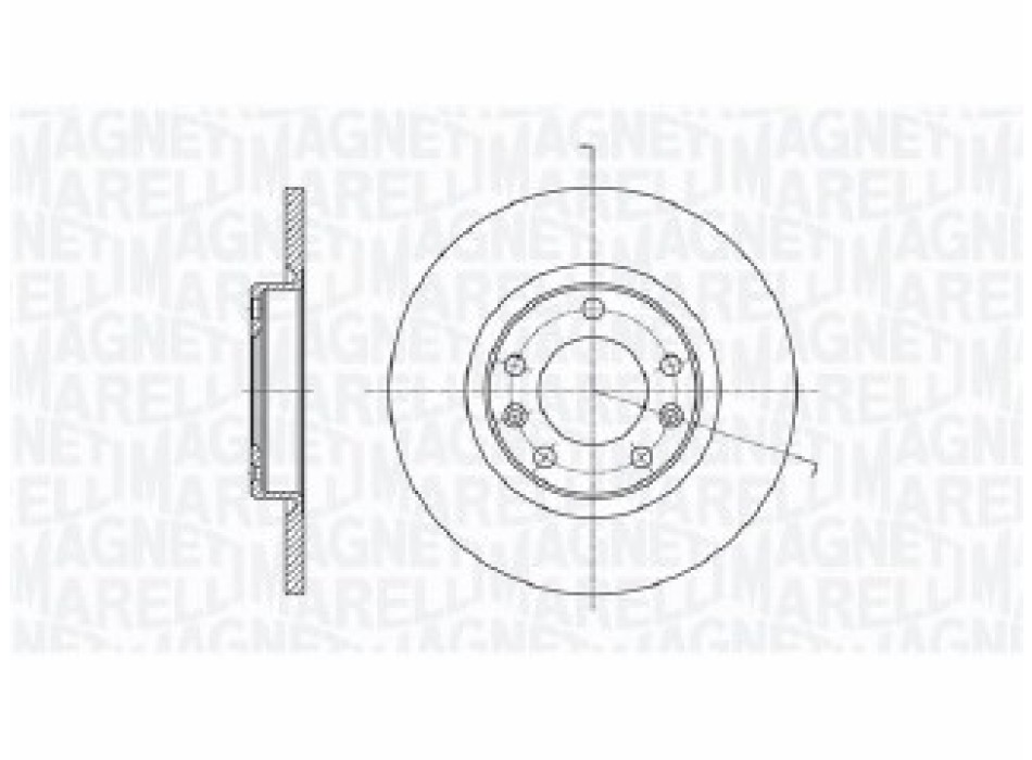 Disco freno CITROEN BERLINGO